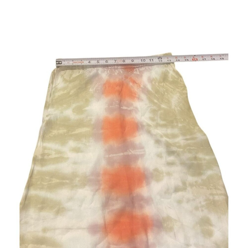 Young, Fabulous & Broke Skirt S Viscose Asymmetric Hem Marguax Orange Y2K - Picture 5 of 8